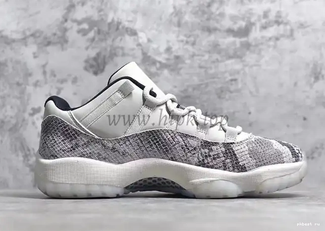 ship 11 Jordan Light to ready PK real Low Snakeskin God snakeskin Retro Bone 0503